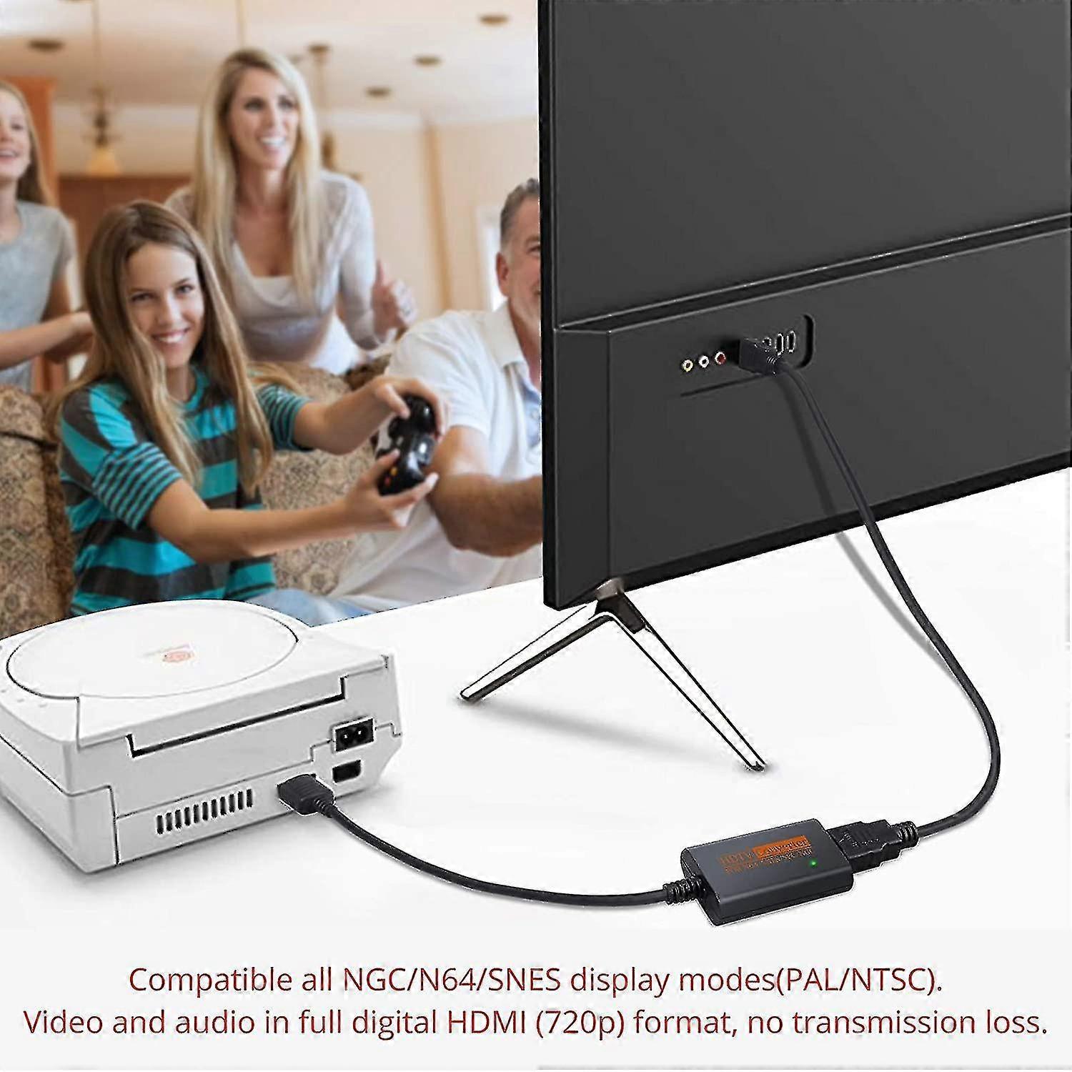 N64 to HDMI Converter 720P Plug & Play for Nintendo 64/GameCube/SNES - Image 4