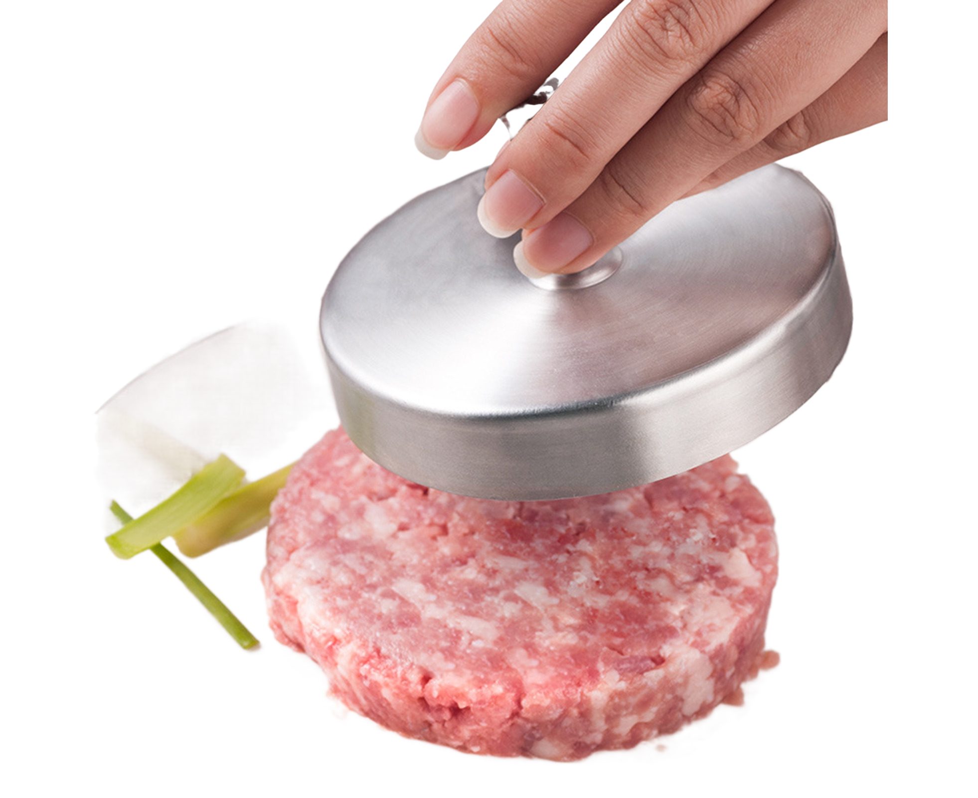 Hamburger Patty Maker Simple Operation Stainless Steel-Stainless Steel - Image 1
