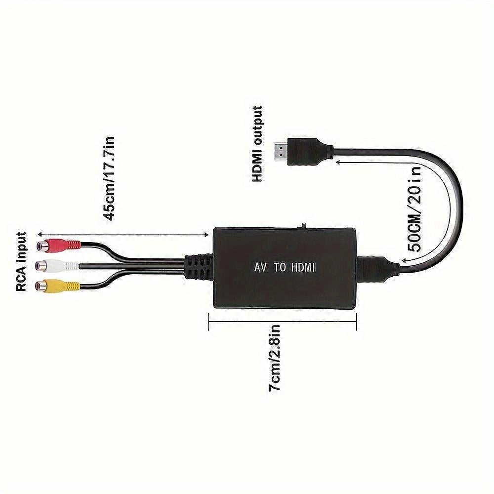 RCA to HDMI Converter 1080P for TV/PC/Gaming/DVD - Image 3