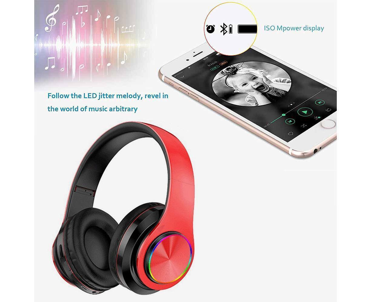 Wireless Headphones - Foldable & Lightweight - Bluetooth Over Ear Headphones with Mic - Image 4