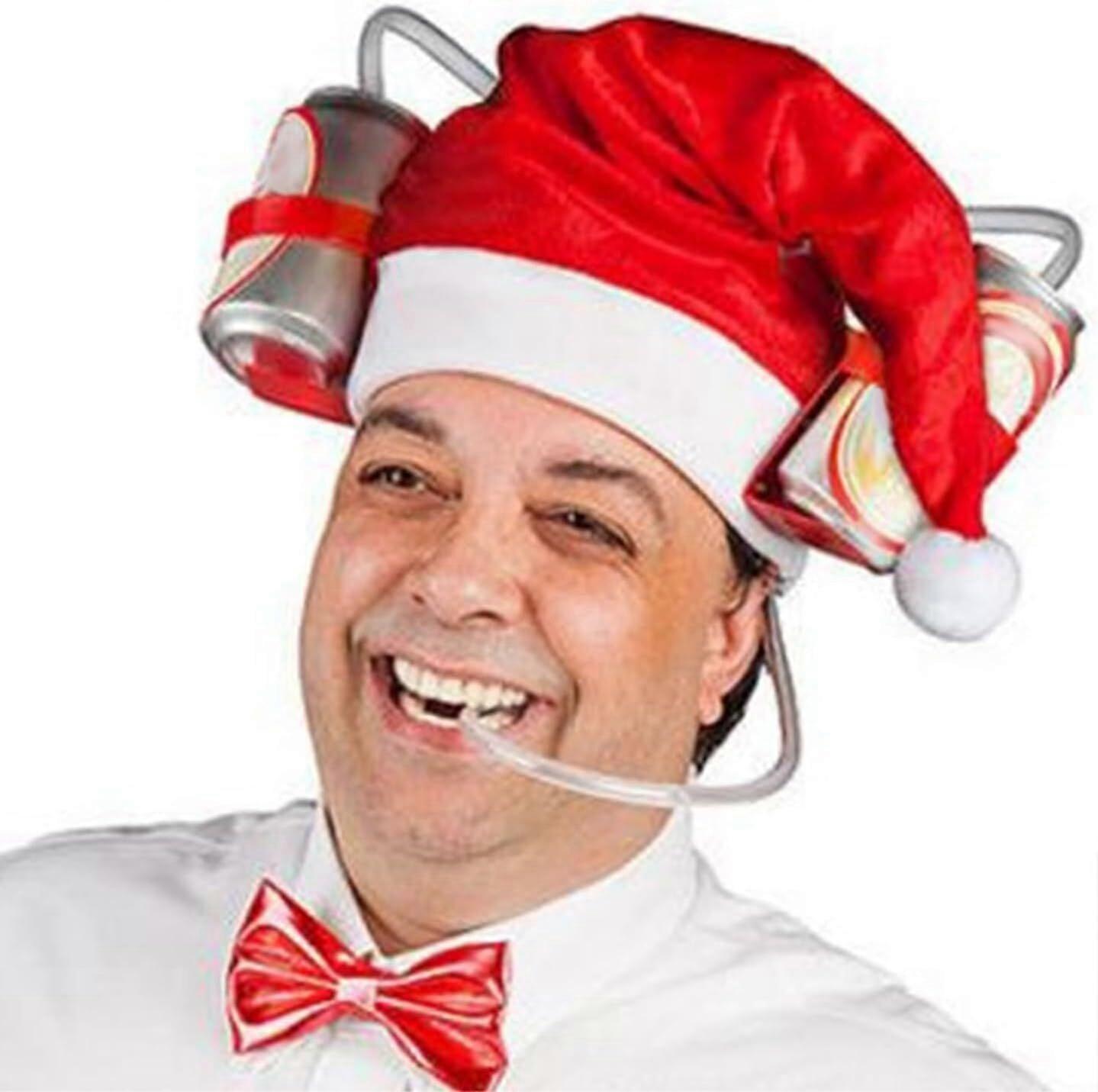 Adjustable Drinking Helmet Can Holder - Beer Hat - Image 1