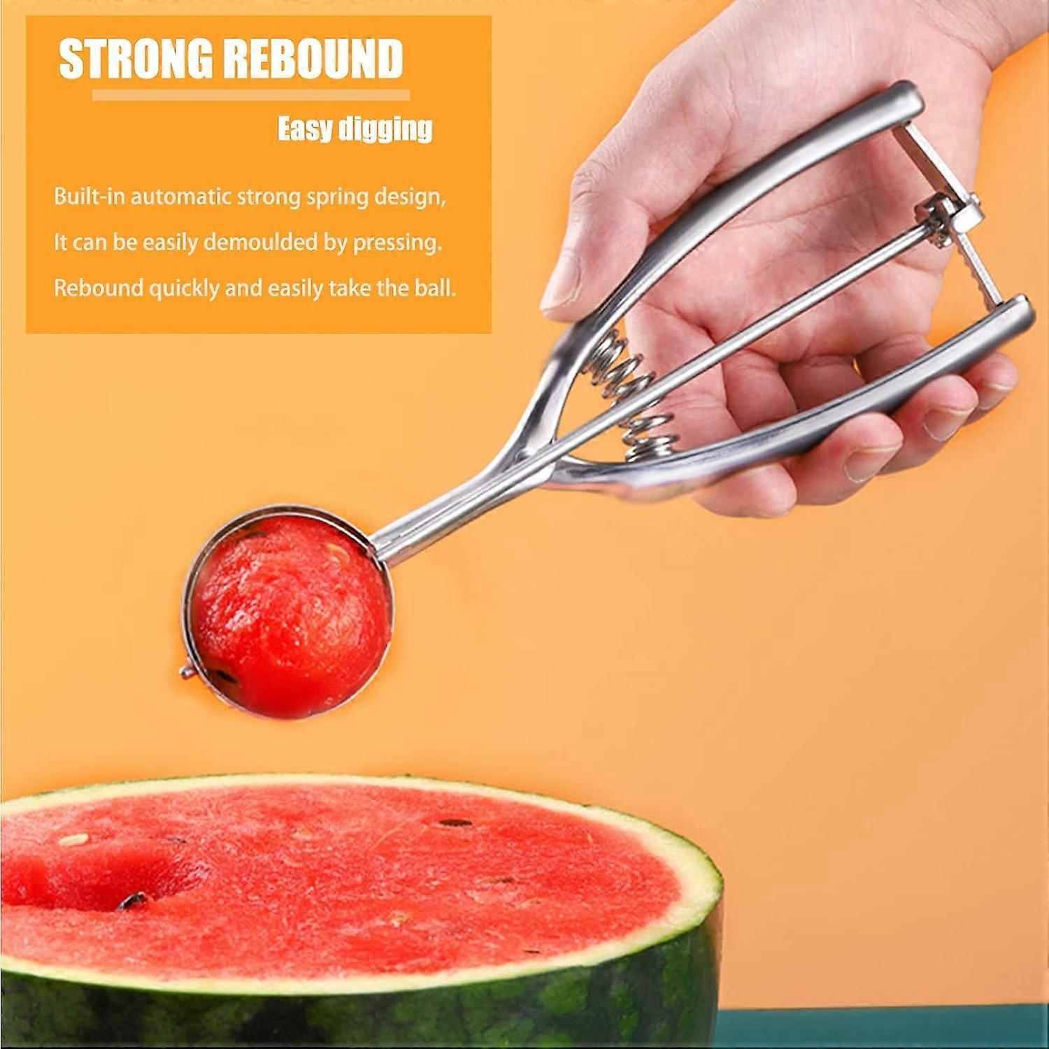 3 Pack Stainless Steel Ice Cream Scoops with Trigger Release - Image 5
