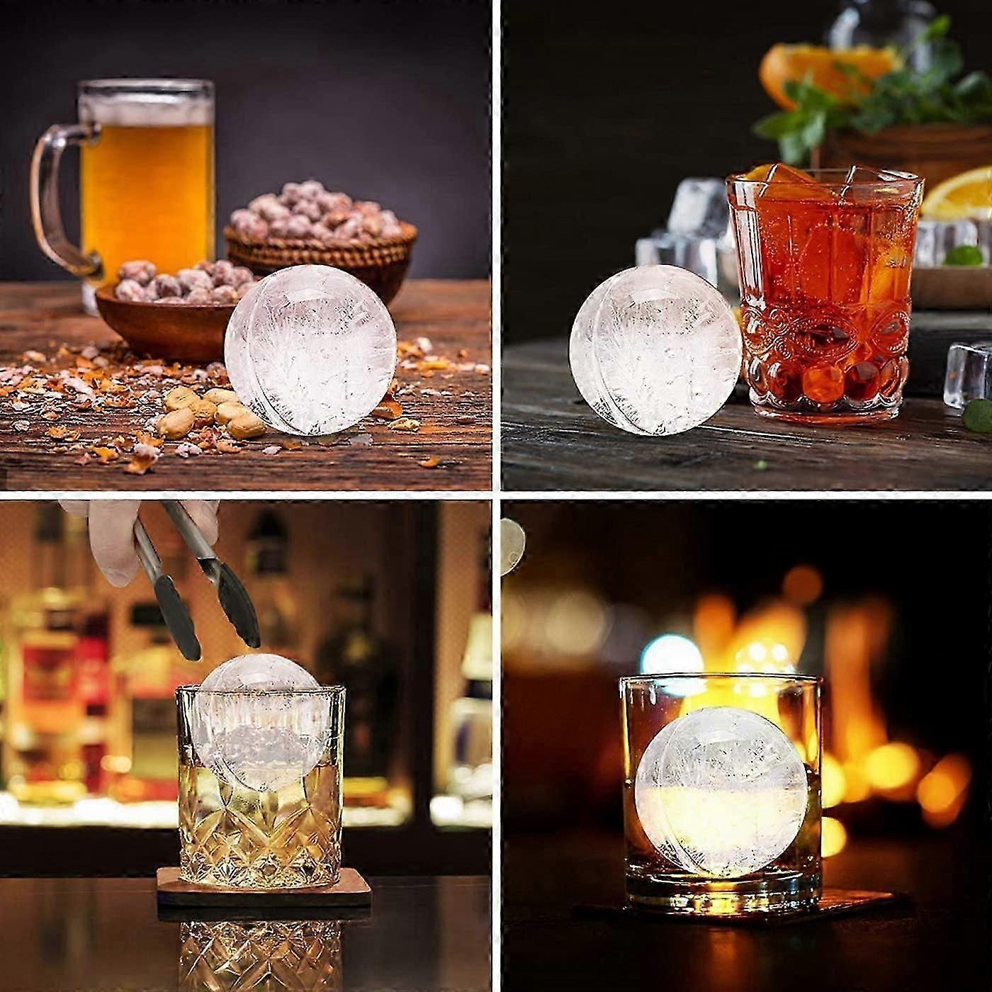 Sphere Ice Mold - Silicone Whiskey Glass Ball Maker - Image 3