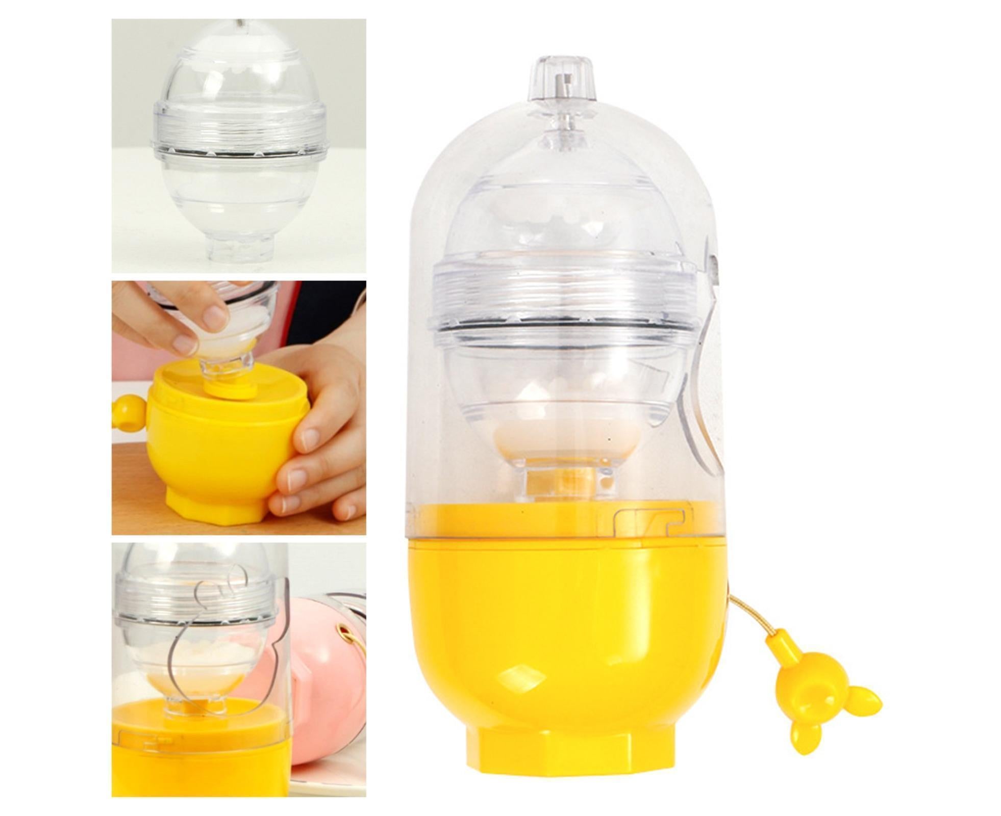 Egg Shaker Reusable Manual Blender Kitchen Tools-Yellow - Image 8