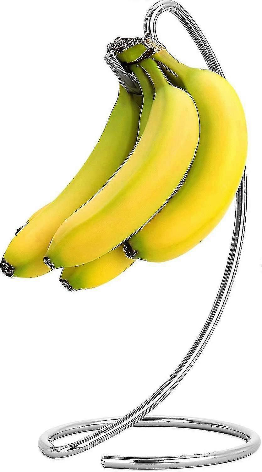 Modern Satin Nickel Banana Hanger Stand for Kitchen Countertop - Image 1