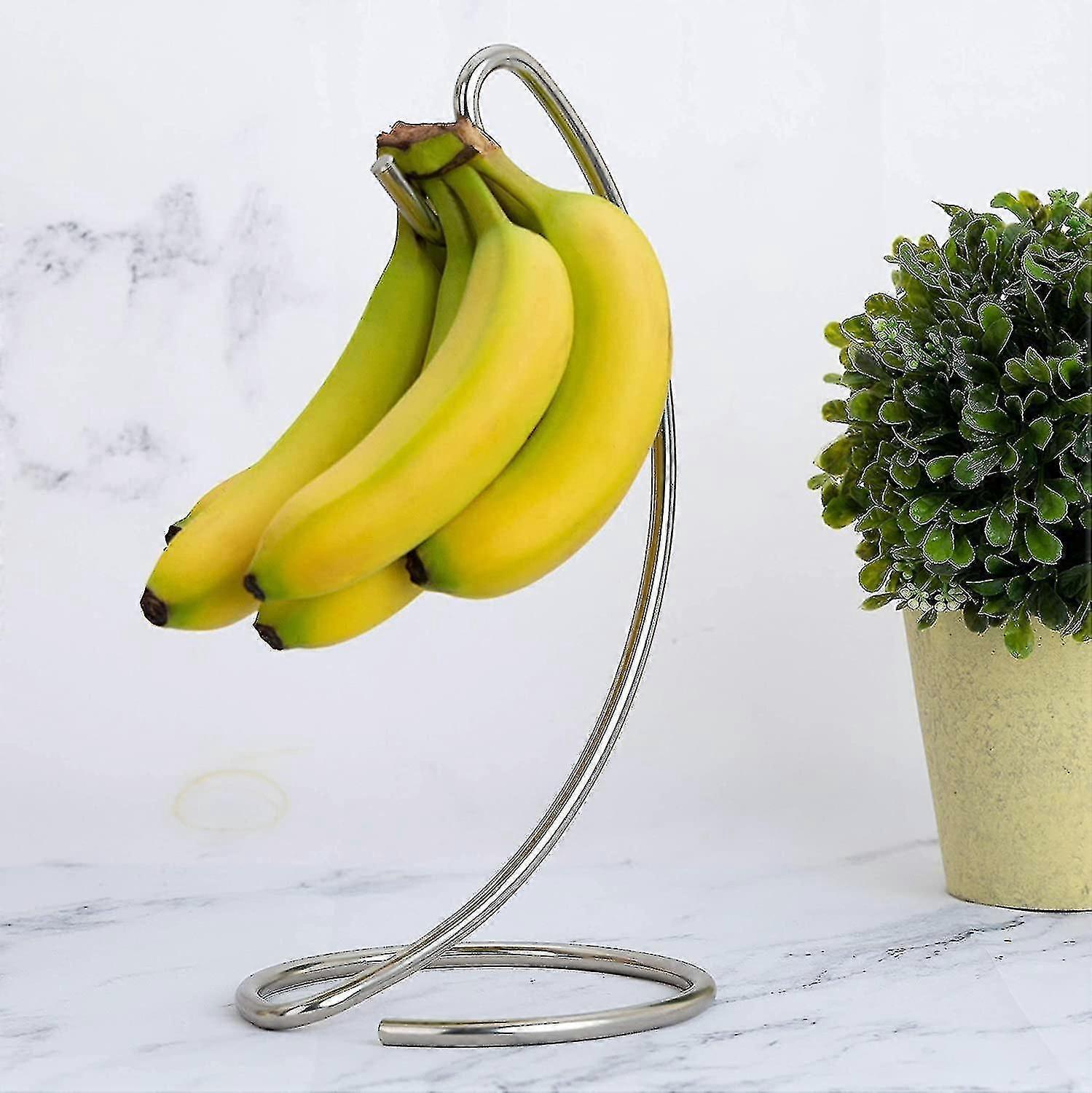 Modern Satin Nickel Banana Hanger Stand for Kitchen Countertop - Image 5