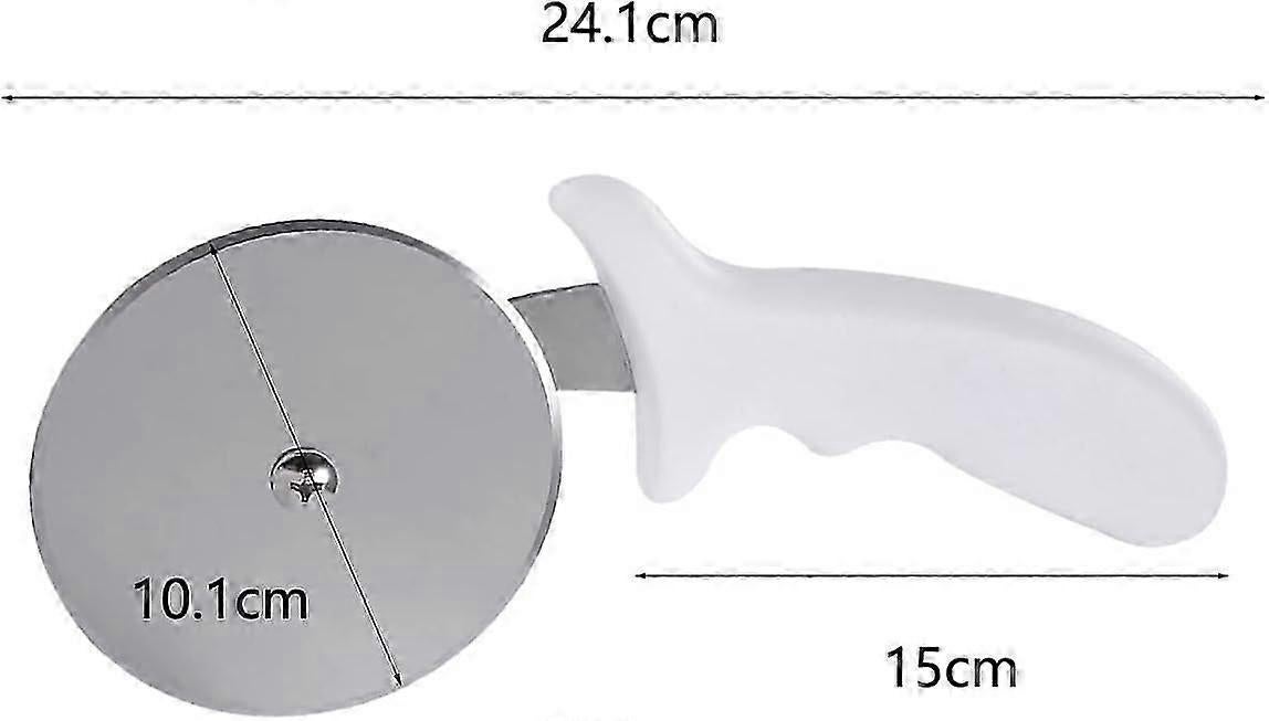 Stainless Steel Pizza Cutter with Non-Slip Handle - Image 2