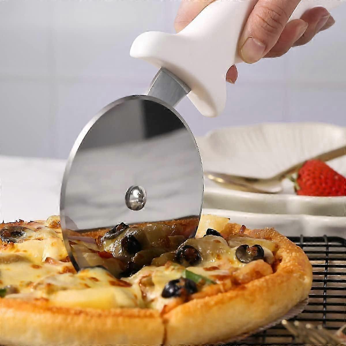 Stainless Steel Pizza Cutter with Non-Slip Handle - Image 5