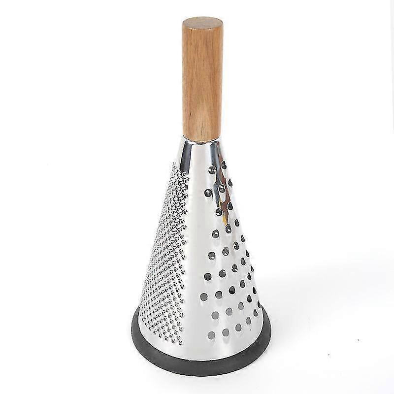 Manual Food Processor - Grater, Grinder & Slicer with Wooden Handle 27cm - Image 1