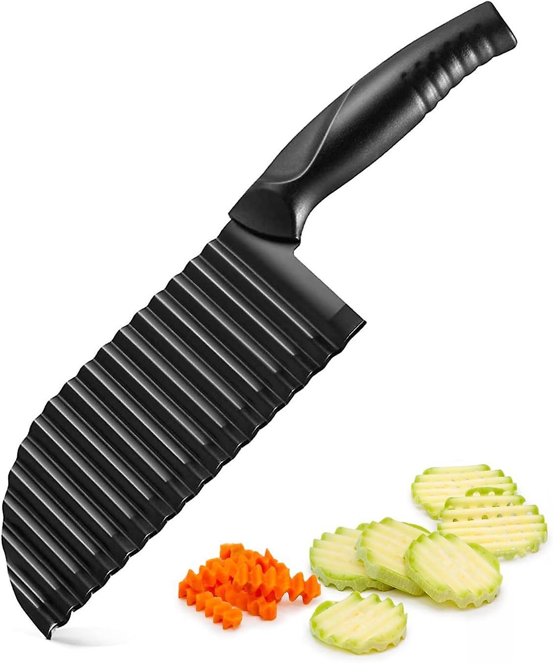 Stainless Steel Wave French Fries Cutter & Potato Slicer - Image 1