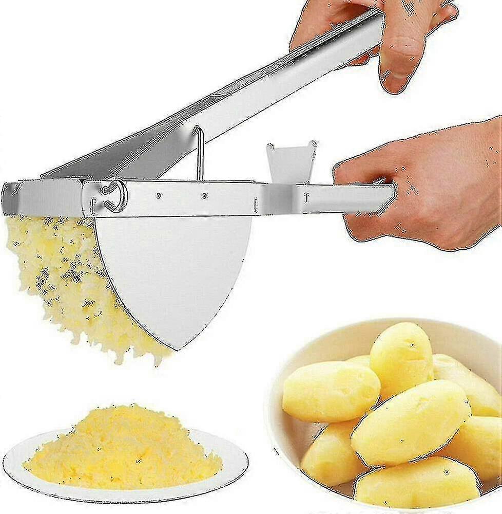 Stainless Steel Potato Masher & Press - Professional Kitchen Tool - Image 1