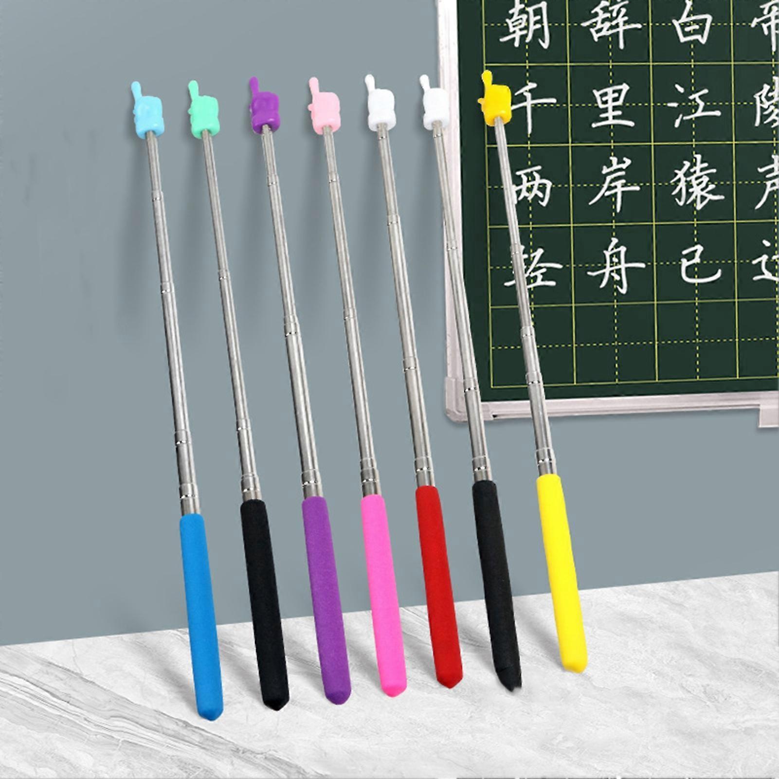 Retractable Teacher Pointer - Stainless Steel Telescopic Rod with Non-Slip Handle - Image 2