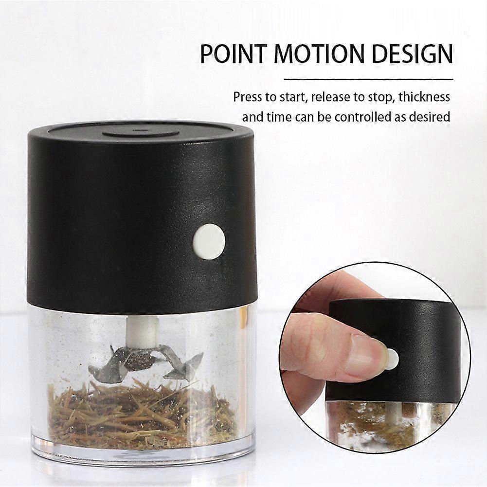 Electric Mini Spice Grinder - USB Rechargeable Herb Crusher - Image 5