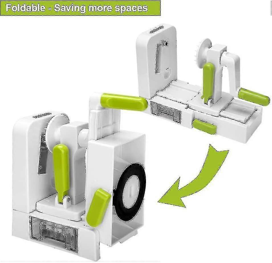 4-Blade Vegetable Spiralizer - Foldable Slicer for Zucchini & Veggie Pasta - Image 5