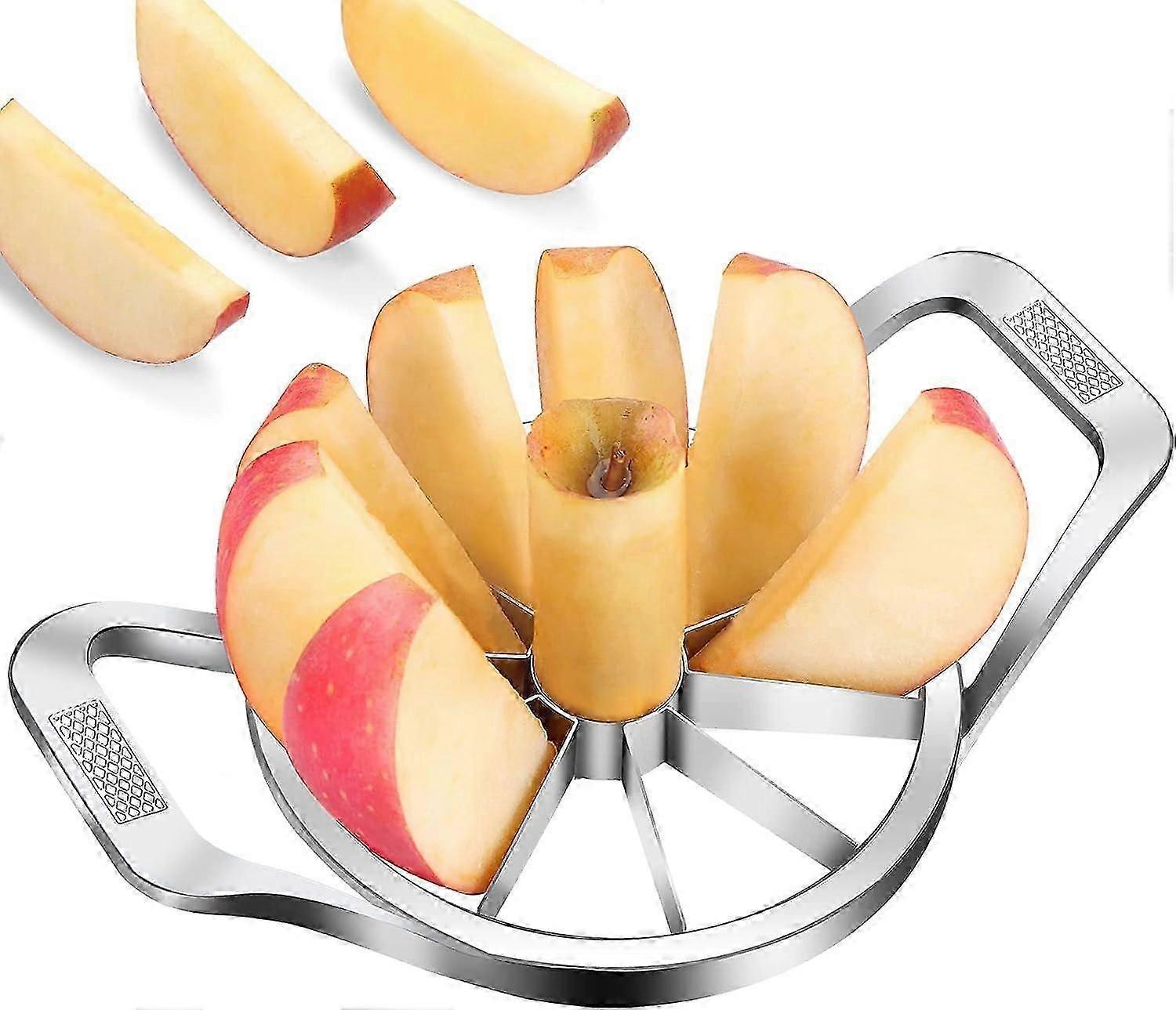Stainless Steel Apple Cutter - 10-Wedge Slicer & Corer - Image 1