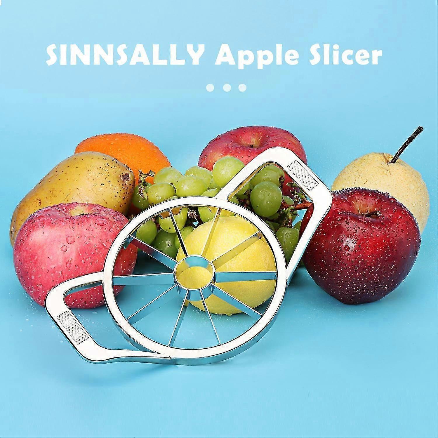Stainless Steel Apple Cutter - 10-Wedge Slicer & Corer - Image 5