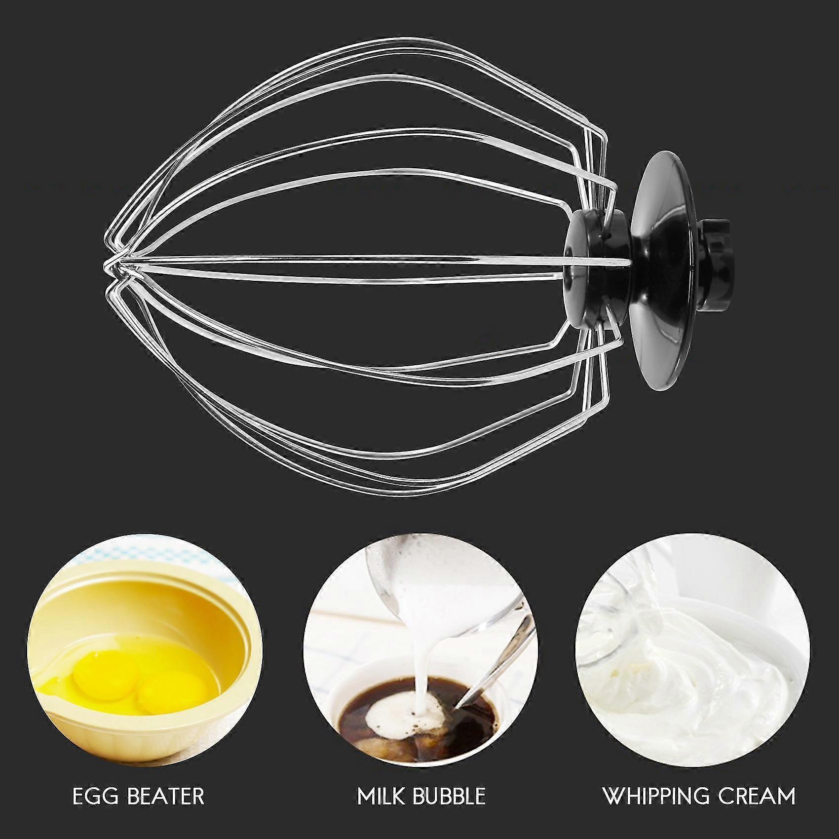 Stainless Steel Balloon Whisk - Wire Whip Mixer Attachment - Image 4