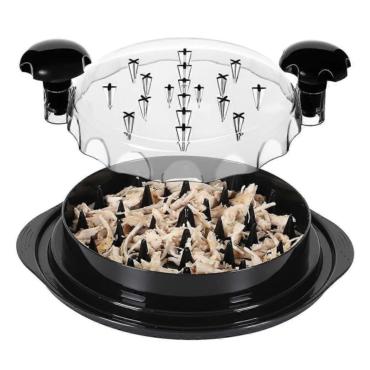 Chicken Shredder Tool - Non-Slip Base & Handles for Easy Shredding - Image 1