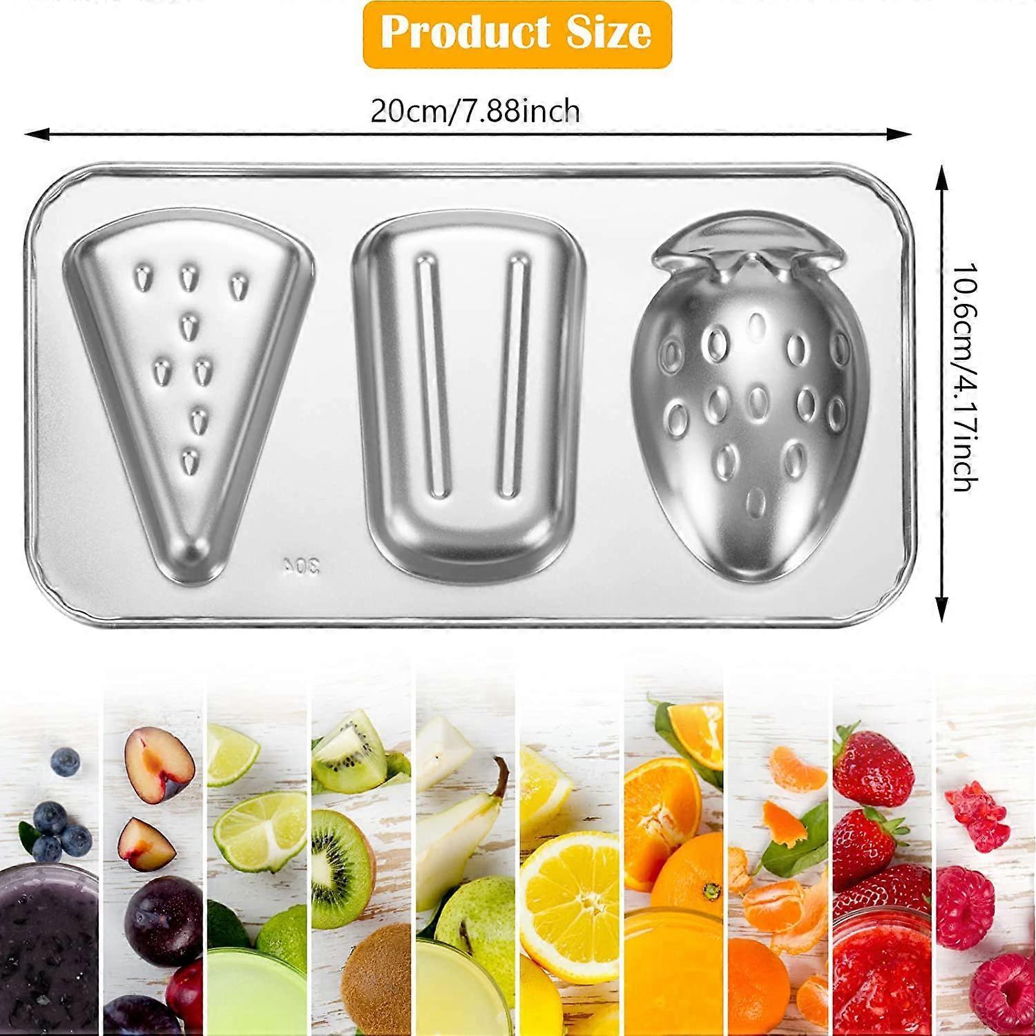 Stainless Steel Popsicle Molds - BPA-Free Reusable Set with Sticks & Lids - Image 3