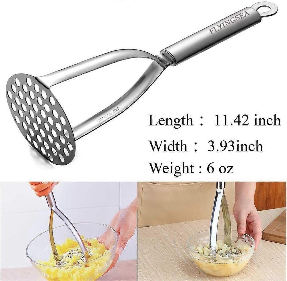 Professional Stainless Steel Potato Masher - 304 stainless steel Vegetable Masher - Image 4