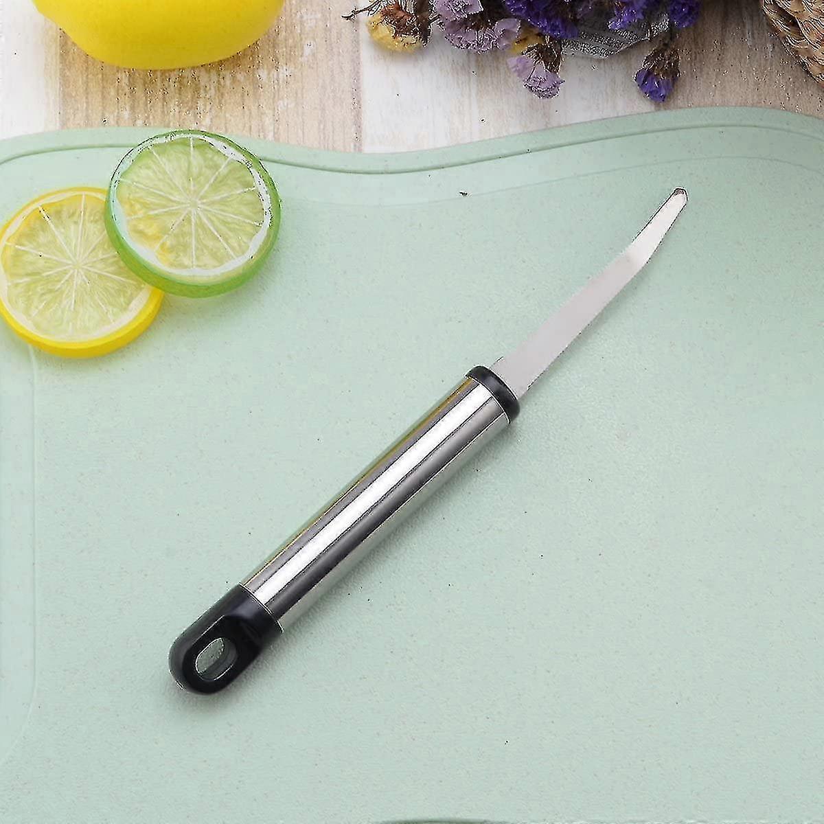 2PCS Stainless Steel Grapefruit Knife - Curved Serrated Blade - Image 2