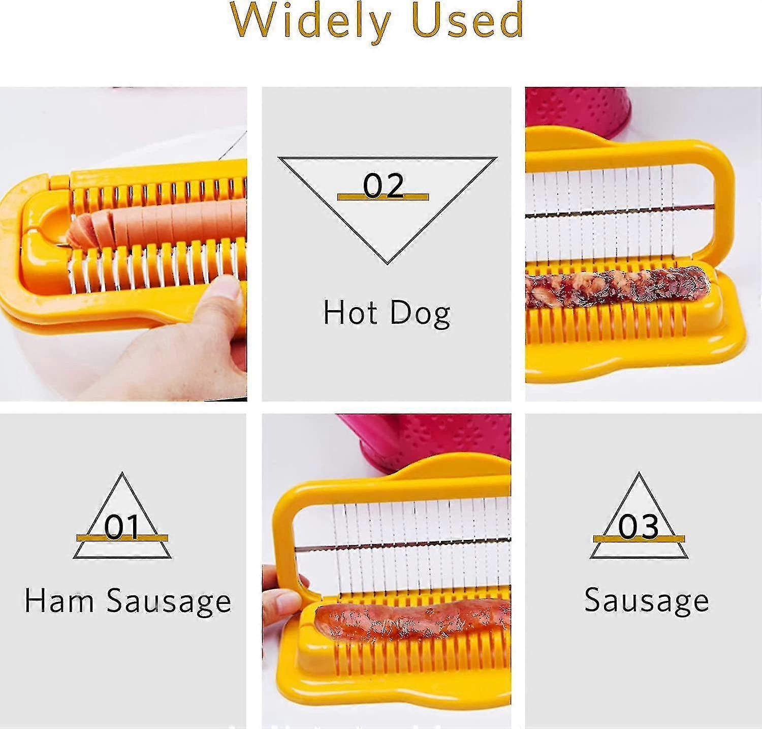 Hot Dog & Banana Slicer - Multifunctional Stainless Steel Cutter - Image 5