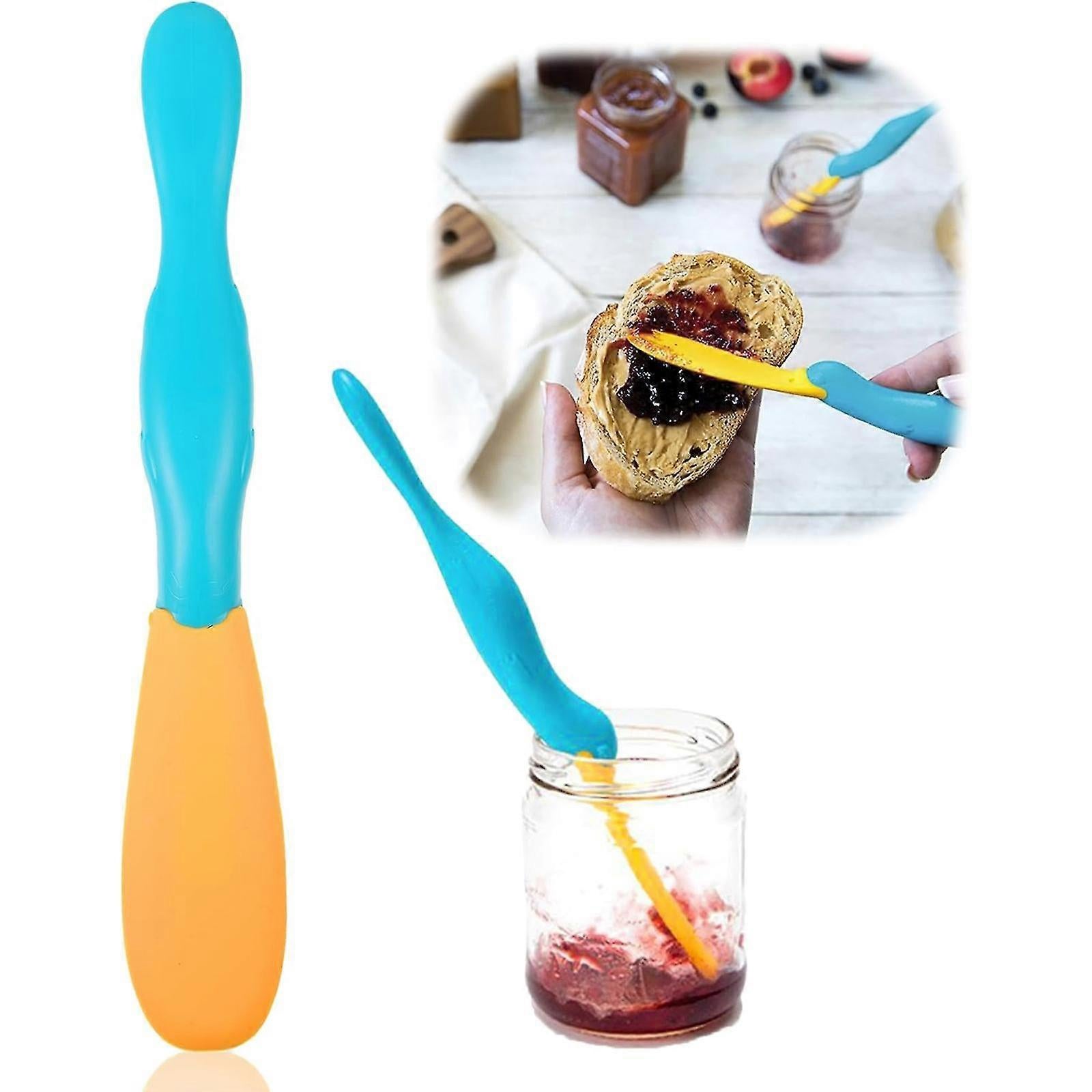 2PCS Splatypus Jar Spatula - Bread & Cheese Spreader - Image 1