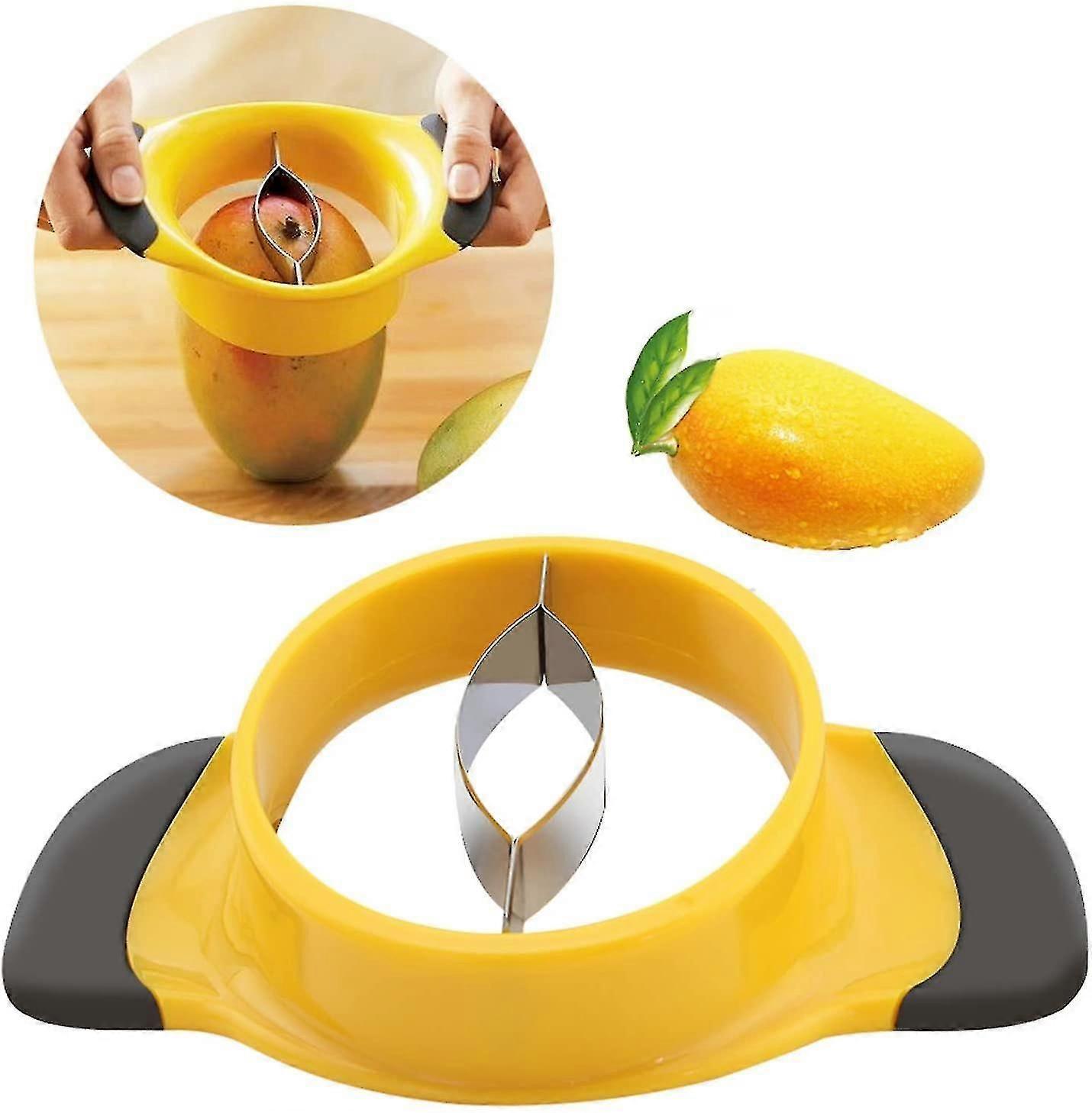 Extra Large Mango Slicer - Ultra-Sharp Corer & Pitter - Image 1