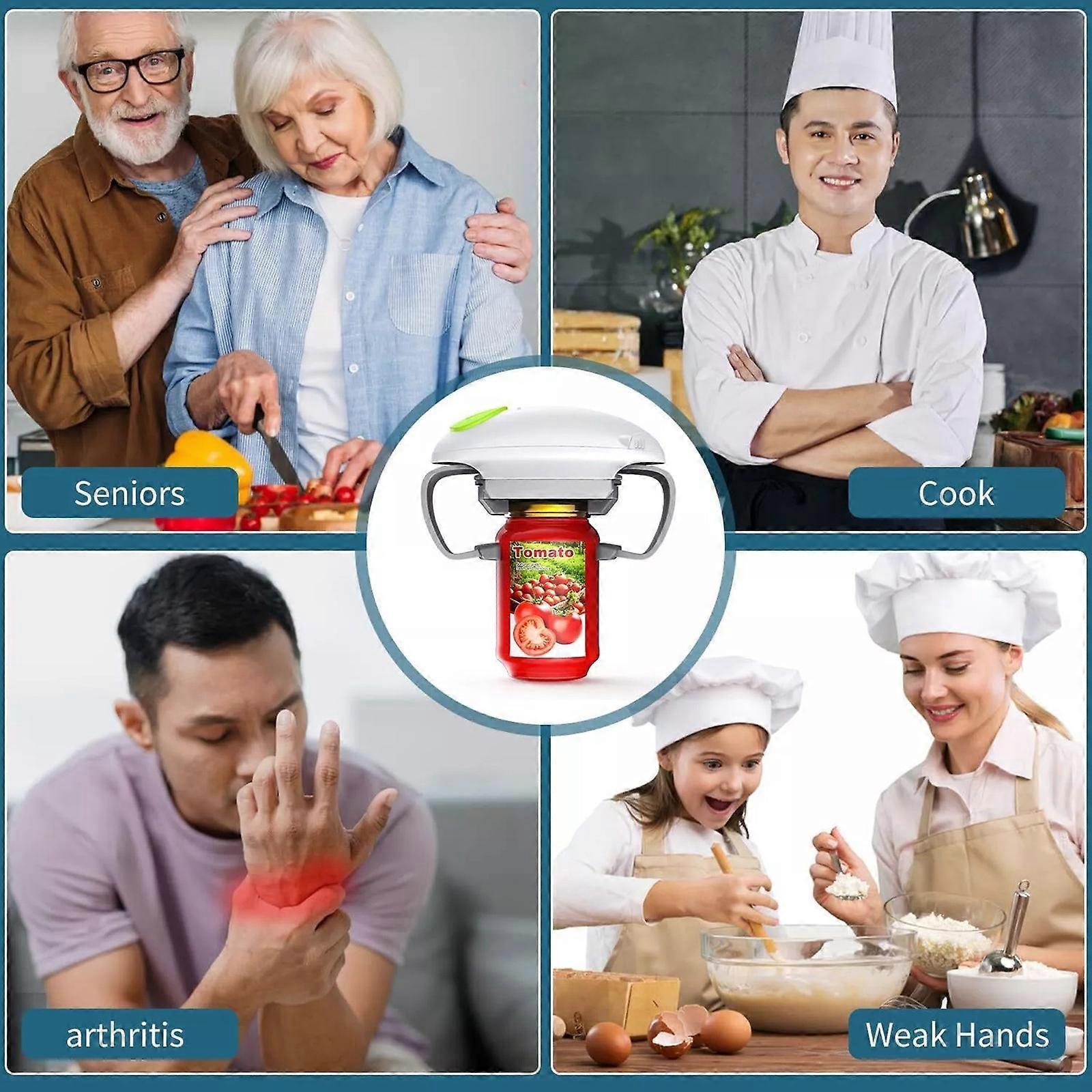 Electric Jar Opener - Automatic Opener for Seniors & Chefs - Image 5