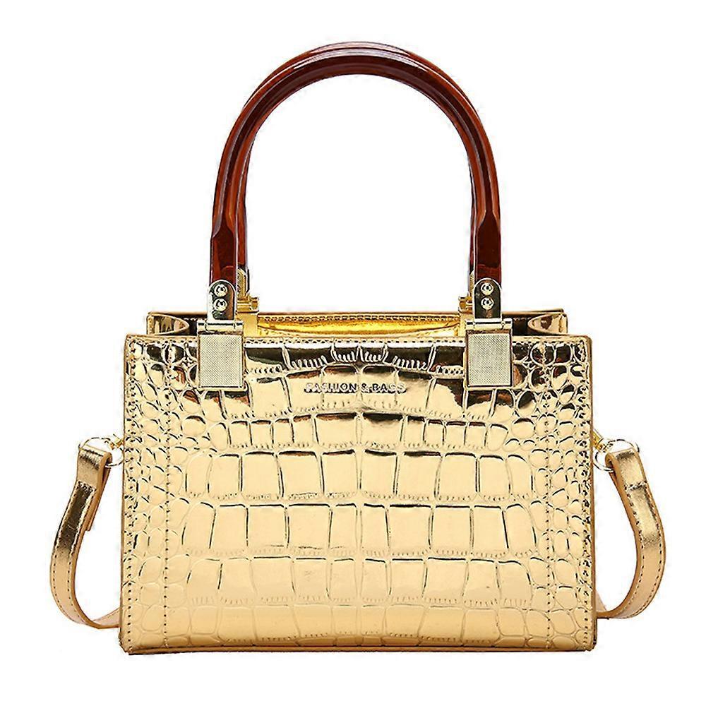 Women's Retro PU Leather Messenger Bag Fashion Tote Bag - Image 1