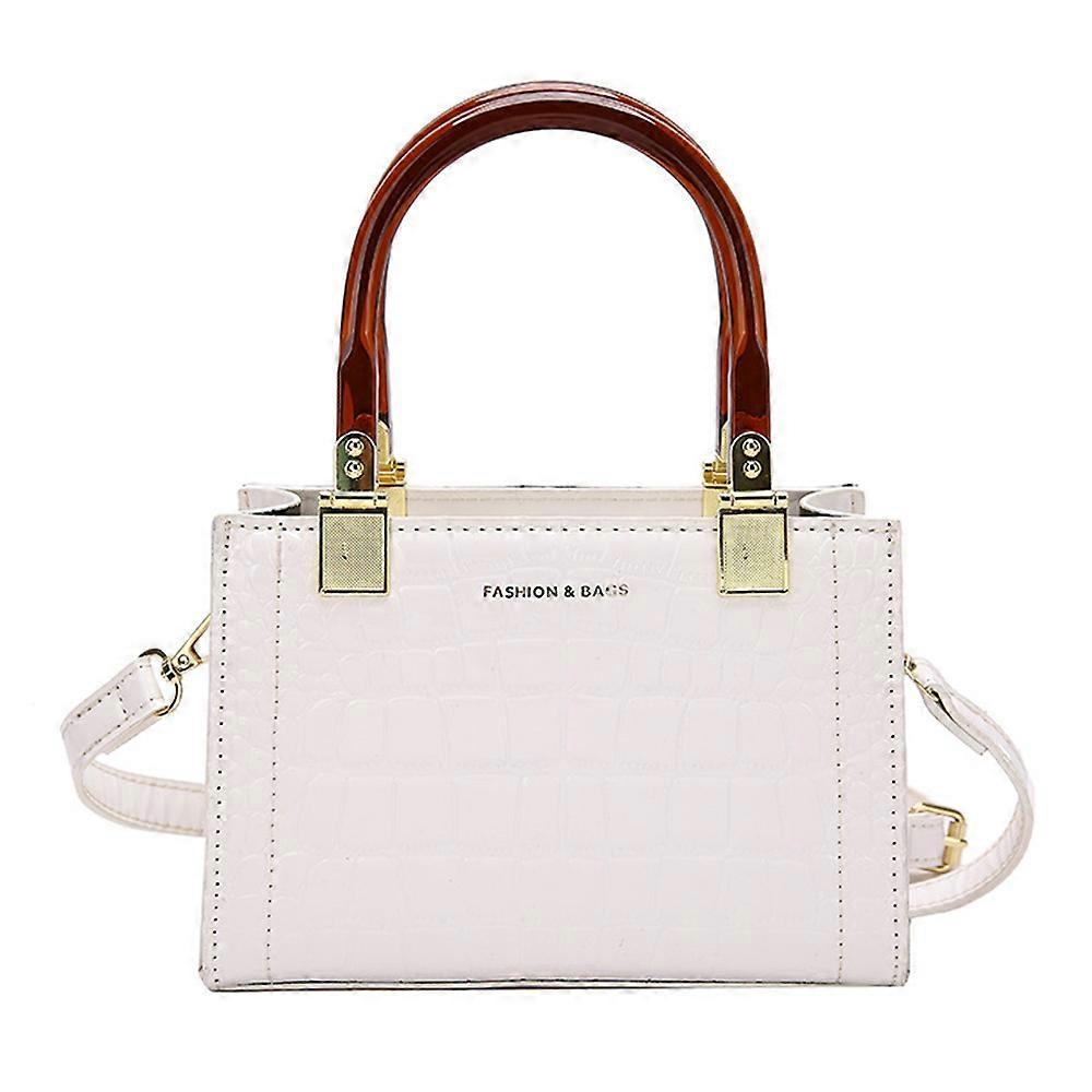 Women's Retro PU Leather Messenger Bag Fashion Tote Bag - Image 1