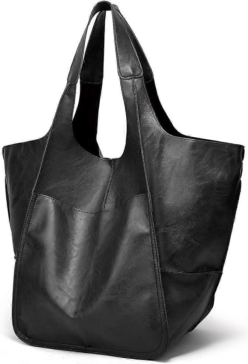 Large Women's Tote Bag PU Leather Handbag - Image 1