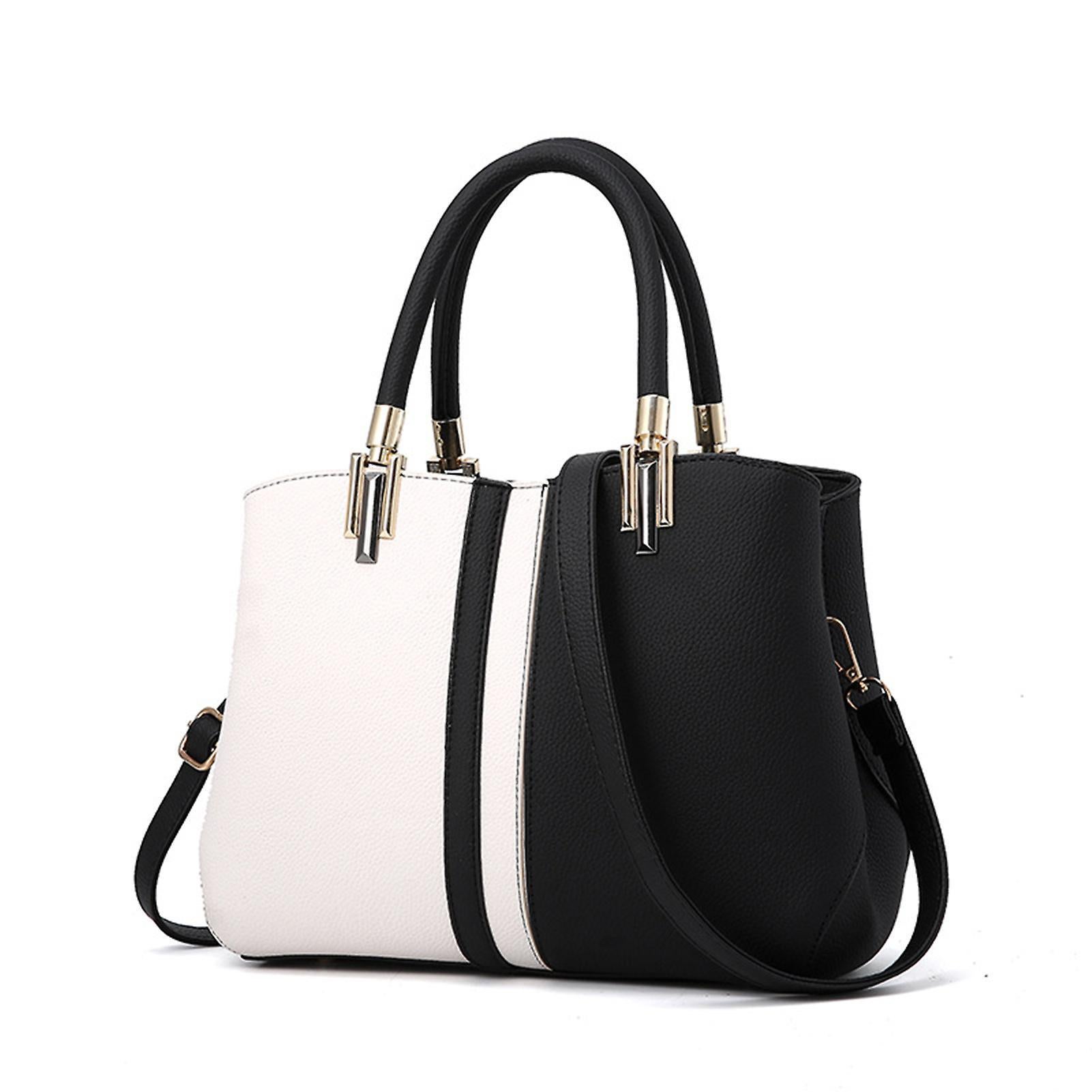 Women's PU Leather Tote Bag Large Capacity Waterproof Handbag - Image 1
