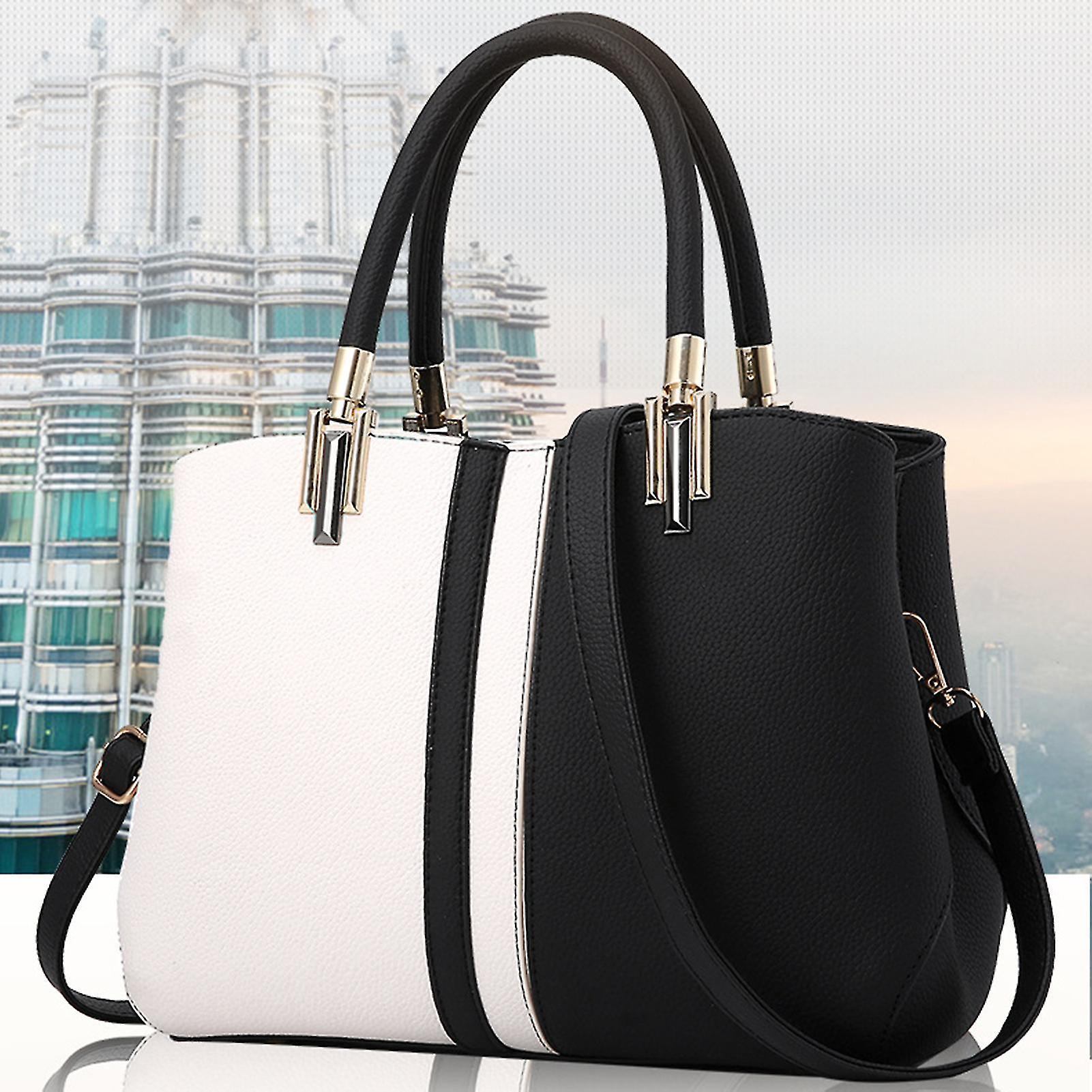 Women's PU Leather Tote Bag Large Capacity Waterproof Handbag - Image 2