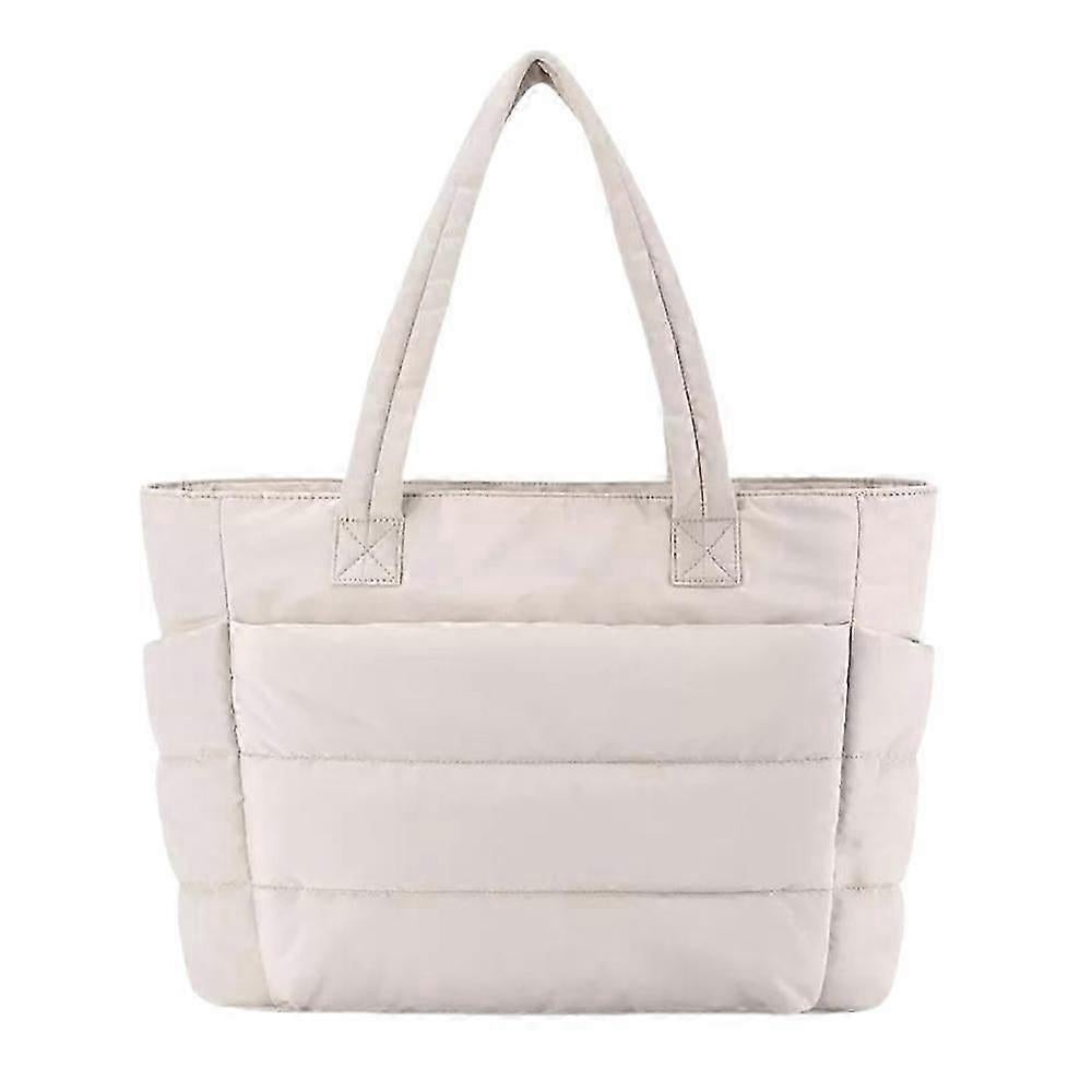 Lightweight Puffy Tote Bag for Women with Compartments Shoulder Bag - Image 1