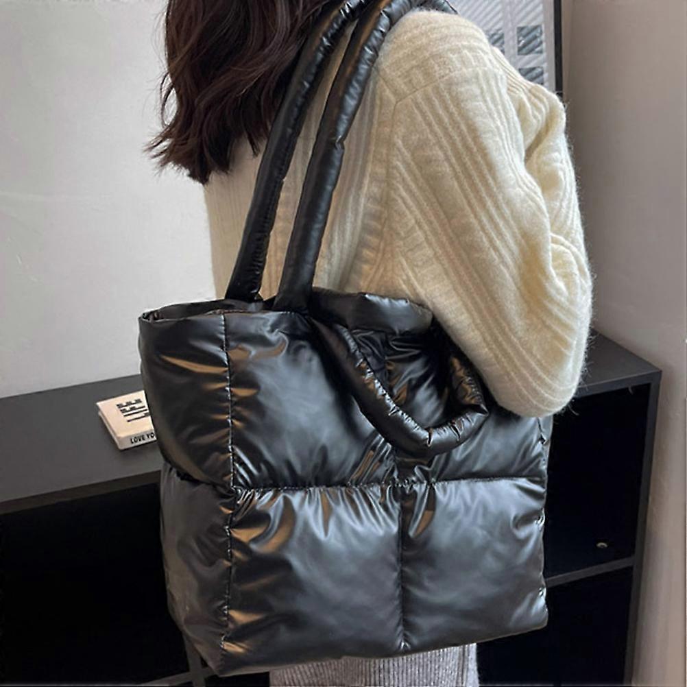 Women's Aesthetic Tote Bag Large Capacity Decorative Casual Tote - Image 3