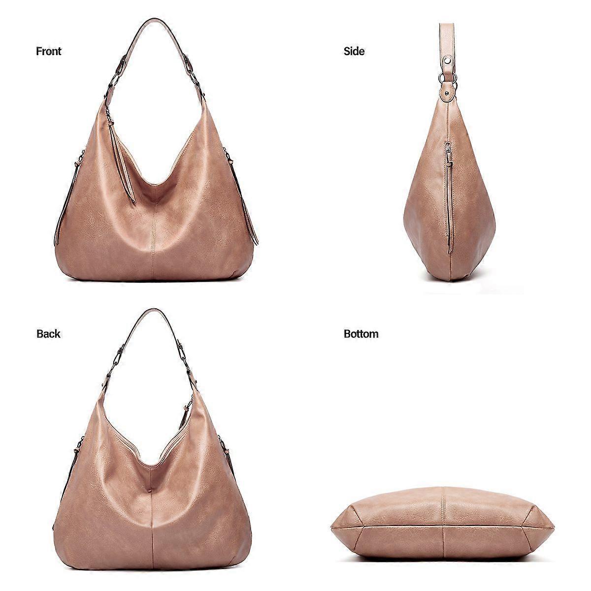 Women's Soft Leather Tote Bags 3pcs Fashion Handbag Wallet Shoulder Purse Set - Image 3
