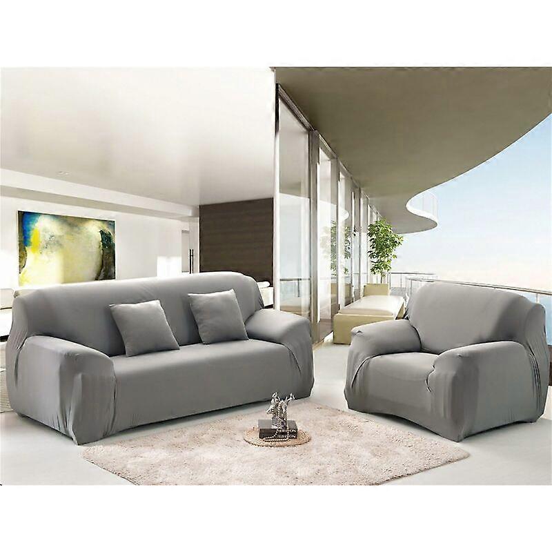 2 Seater Stretch Sofa Cover with Armrests 145-185cm - Image 2