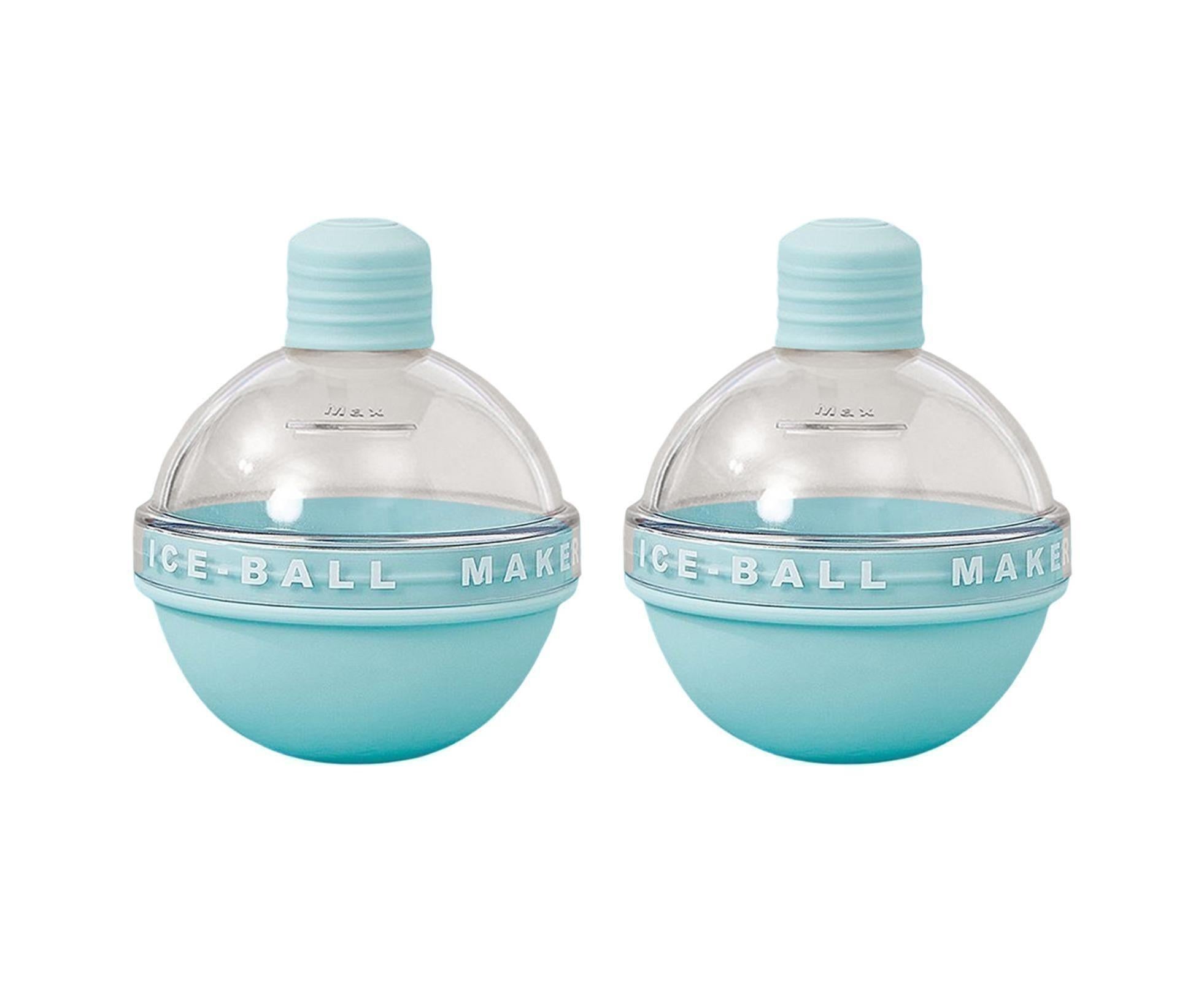 2Pcs Ice Cube Mold Reusable DIY Creative Light Bulb Shape Ice Ball Maker Household Supplies -Blue - Image 1