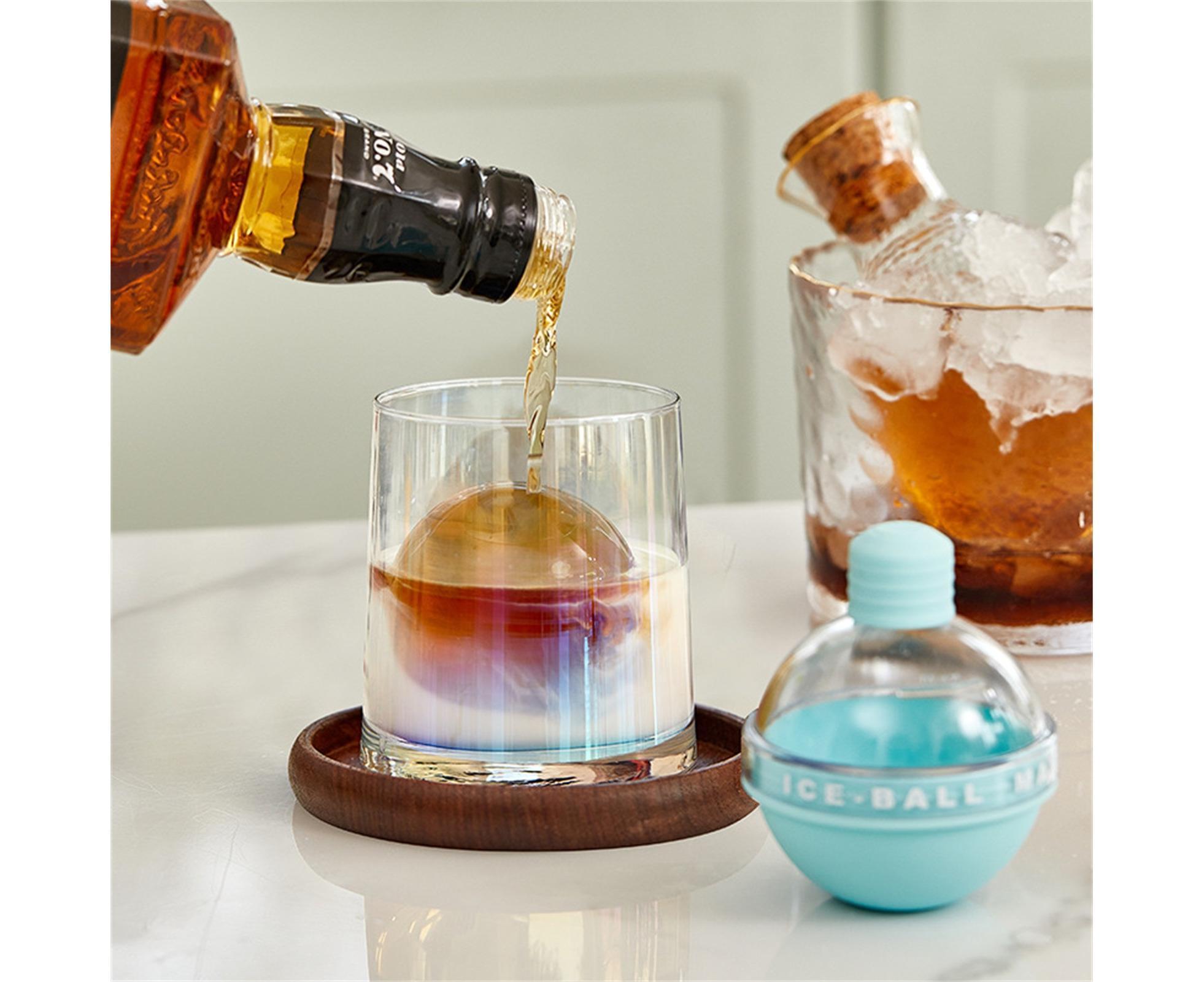 2Pcs Ice Cube Mold Reusable DIY Creative Light Bulb Shape Ice Ball Maker Household Supplies -Blue - Image 4
