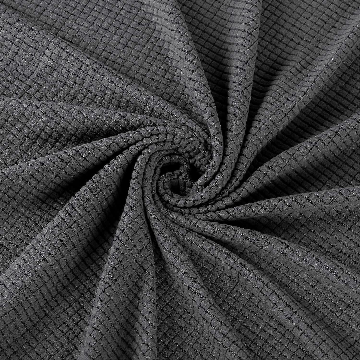 Stretch Armchair Sofa Cover Elastic Relax Fit Protector - Dark Gray - Image 3