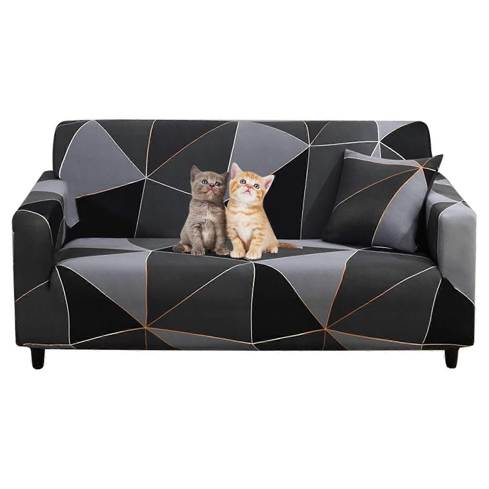 3 Seater Elastic Sofa Cover Stretch Couch Slipcover 190-230cm - Image 1