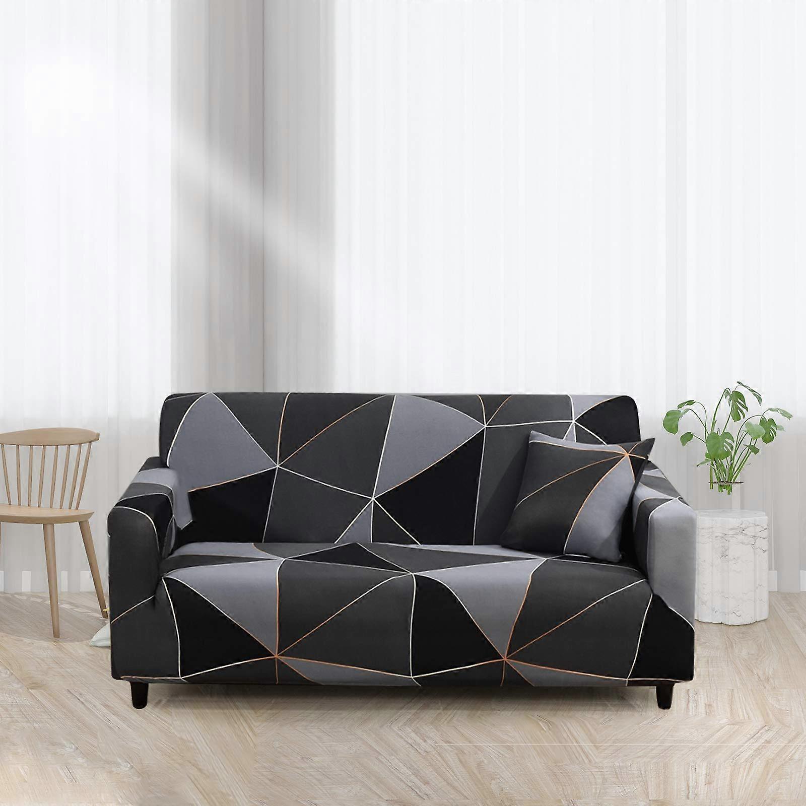 3 Seater Elastic Sofa Cover Stretch Couch Slipcover 190-230cm - Image 2