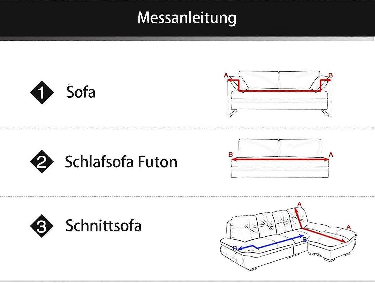 2 Seater Jacquard Elastic Sofa Cover Anti-Slip Stretch Slipcover - Image 3