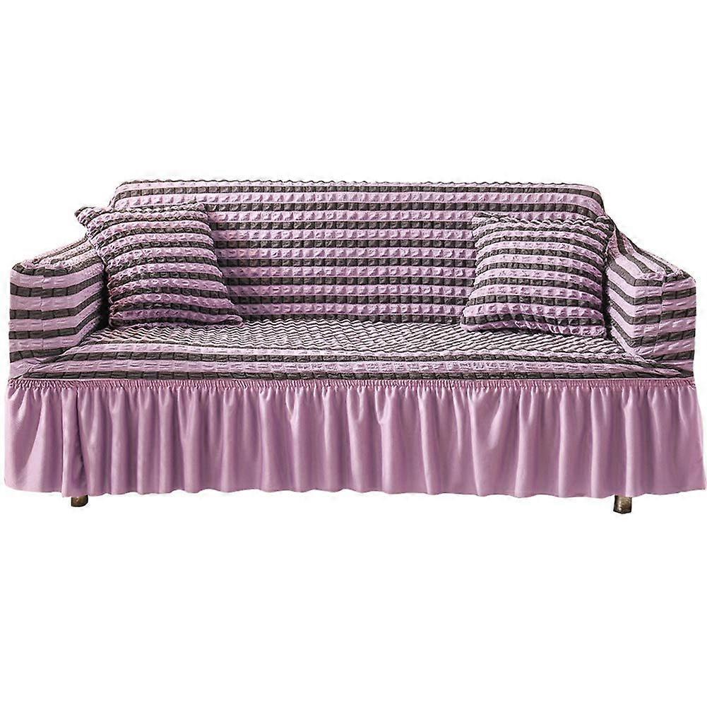 2 Seater High Elasticity Washable Sofa Cover Easy to Install Furniture Protector - Image 1
