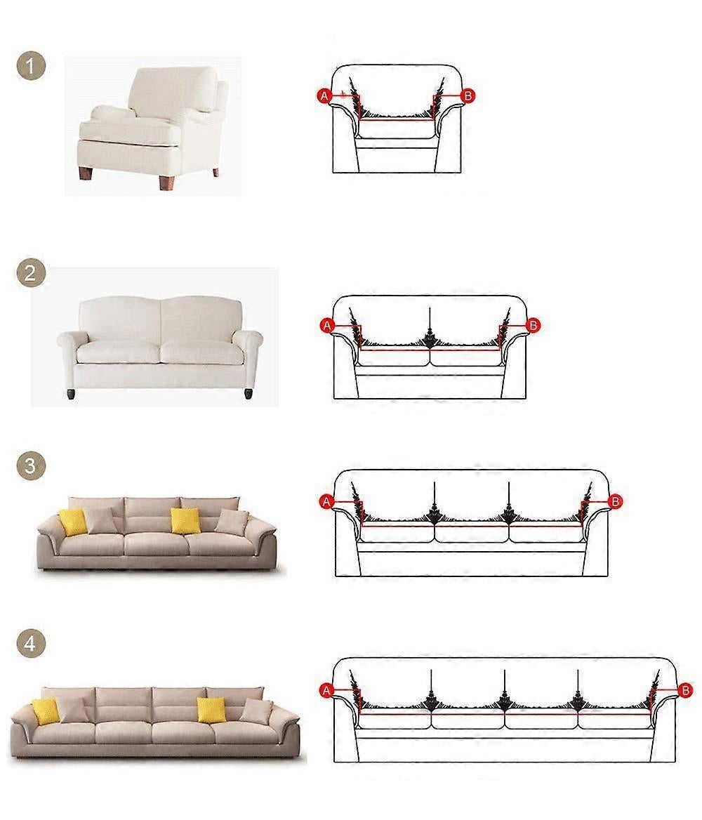 Stretch Jacquard Sofa Cover for 1 Seater 90-140cm Sofa Protector - Image 4