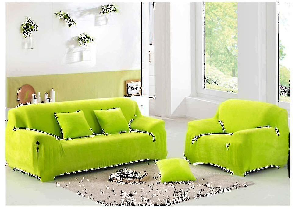Stretch Velvet Sofa Cover 2 Seater Thick Slipcover 145-185cm - Image 2