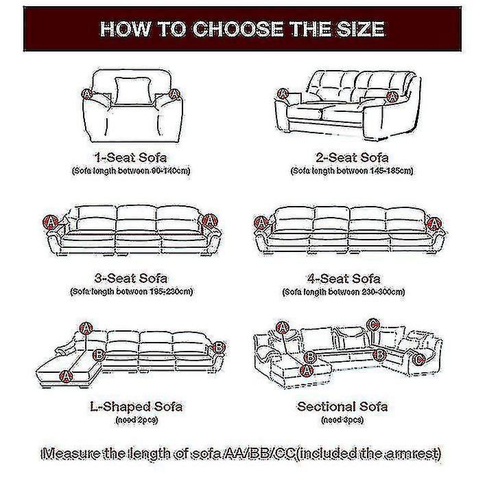 Stretch Velvet Sofa Cover 2 Seater Thick Slipcover 145-185cm - Image 4