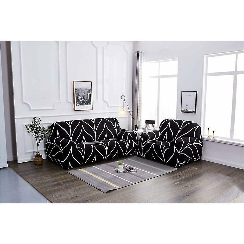 2 Seater Stretch Sofa Cover with Armrests 145-185cm - Image 2