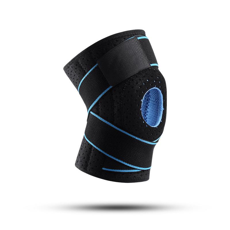 Adjustable Knee Brace with Patella Gel Pads - Open Patella Compression Wrap - Image 1